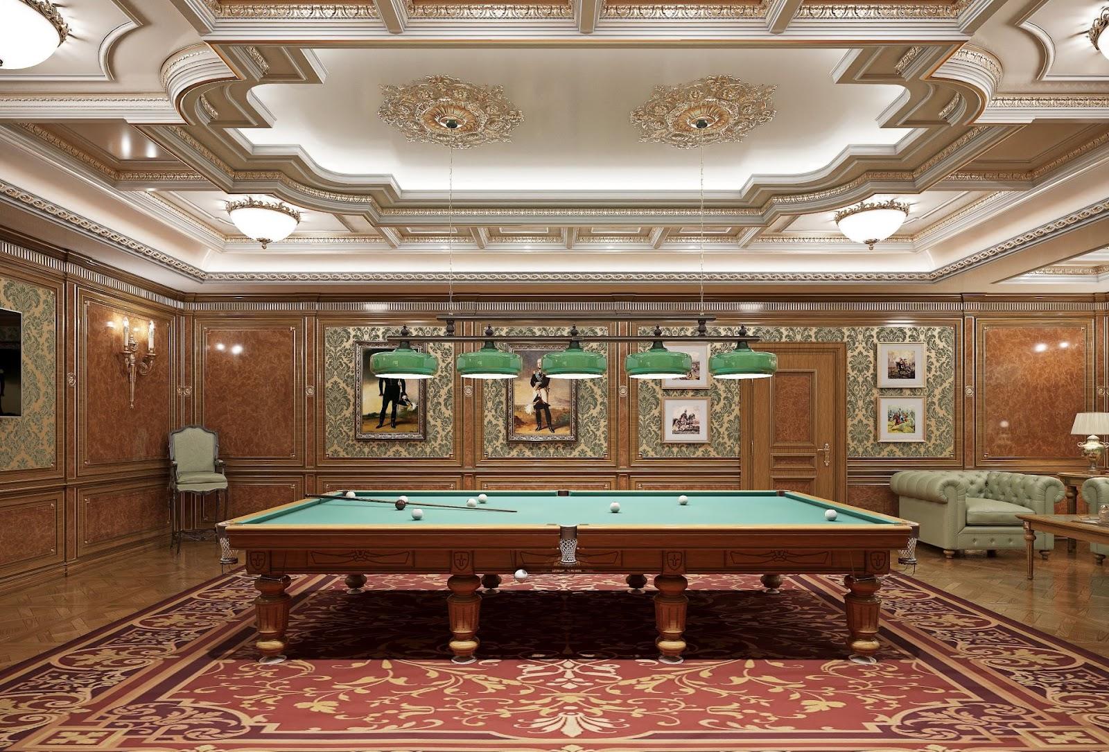 10 Beautiful Billiard Rooms Where You Can Play in Style