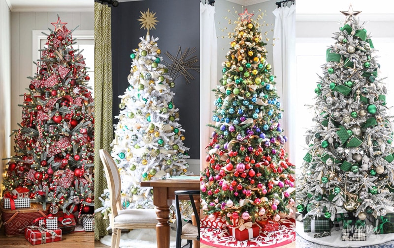 Which Colors Enhance White Christmas Decorations?
