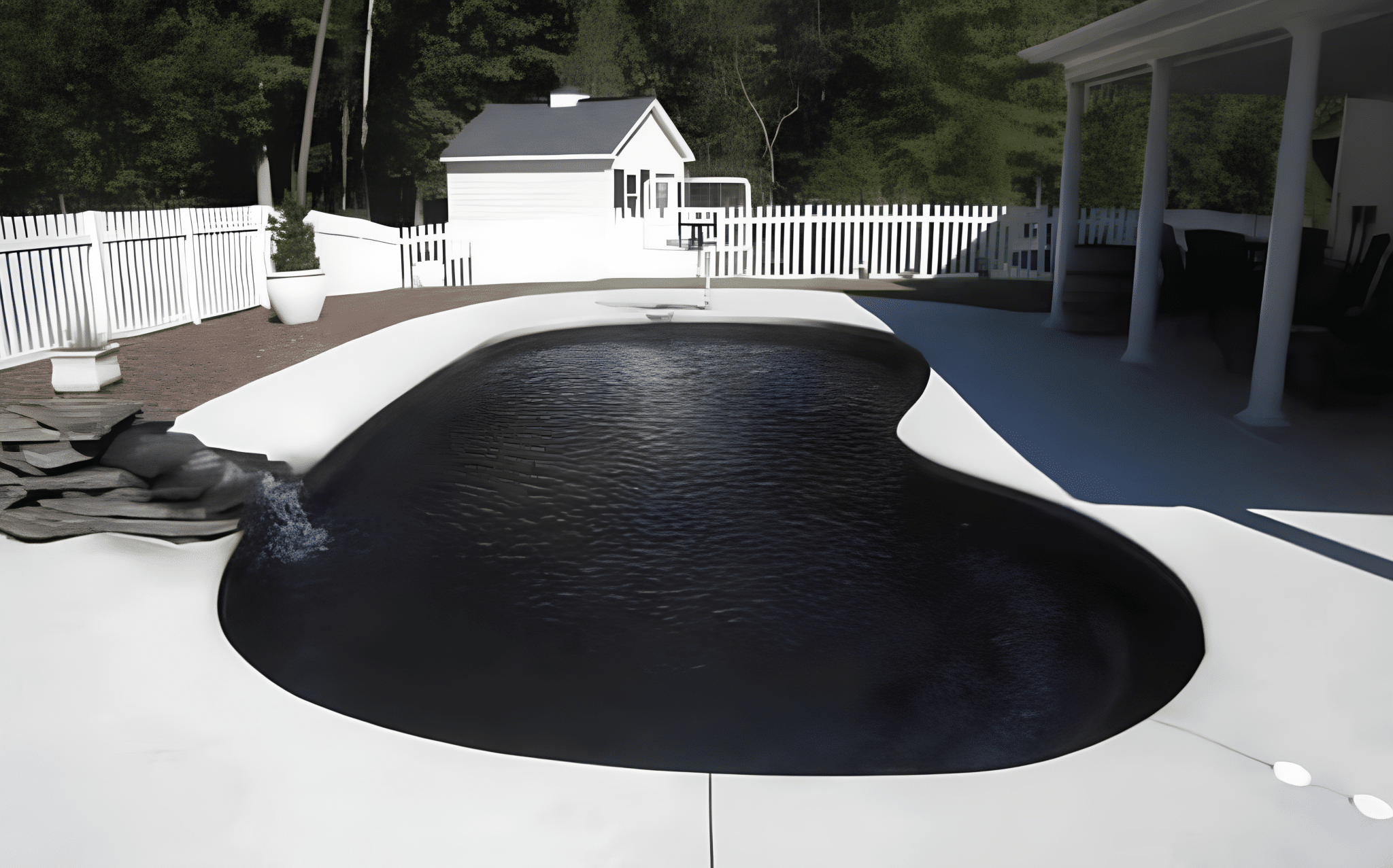 Does a Black Pool Bottom Increase Water Temperature?