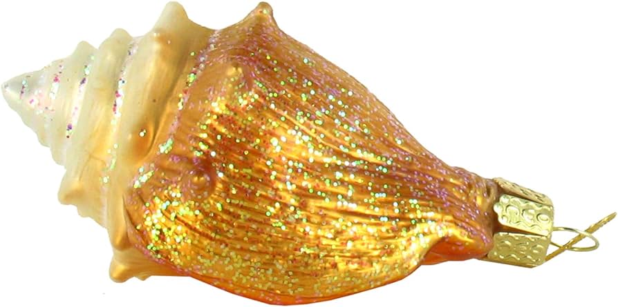 Enigmatic Golden Seashell