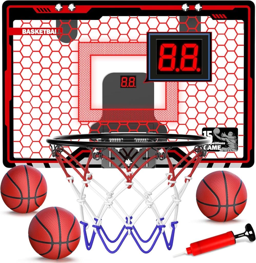 HopeRock Indoor Basketball with Electronic Scoreboard