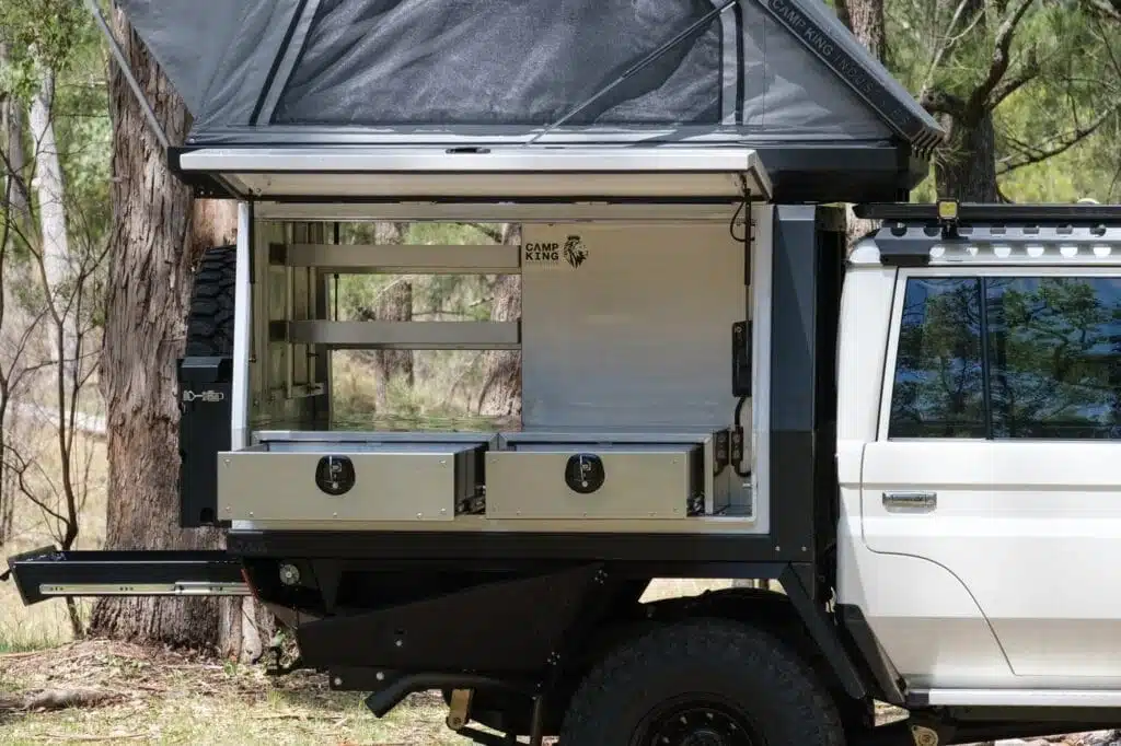 Camping with a UTE