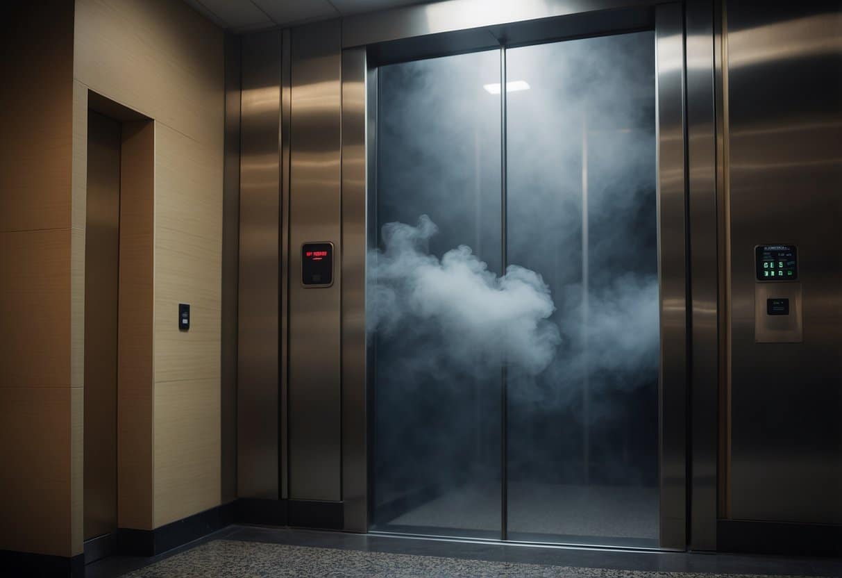 How much does an elevator smoke curtain cost?