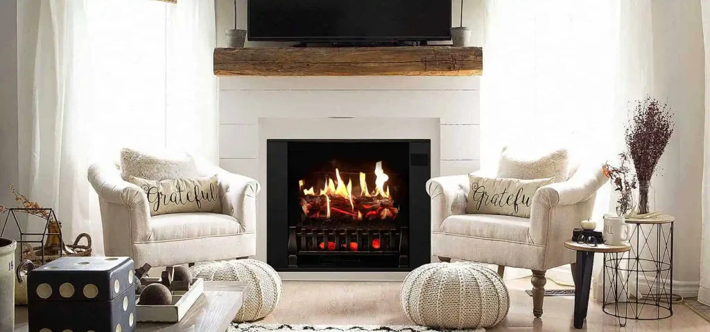 Install Your Electric Fireplace with A Traditional Mantel