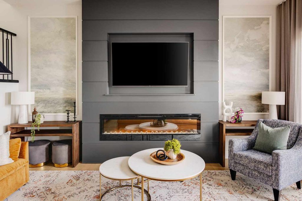 Replace Your Tv with An Electric Fireplace