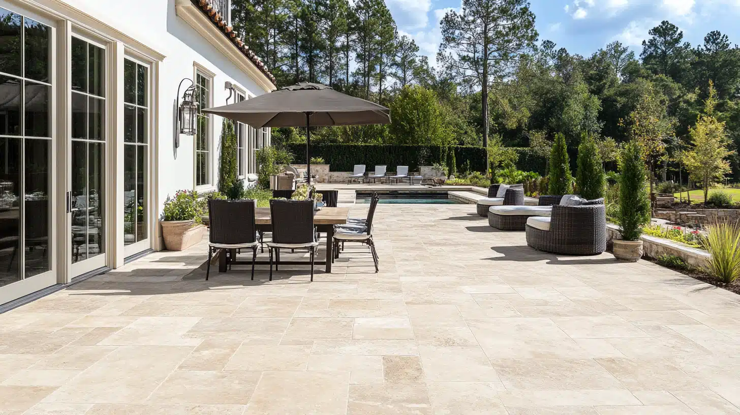 Choosing Between Limestone And Travertine Pavers For Your Patio