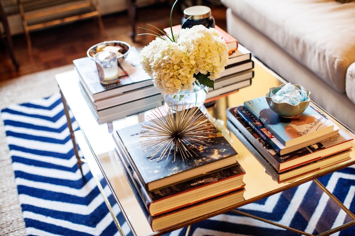 Arrange Coffee Table Books